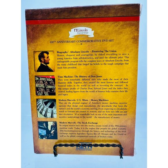 Lincoln 100th Anniversary Commemorative DVD Set 2005 History Channel A&E - Picture 2 of 5